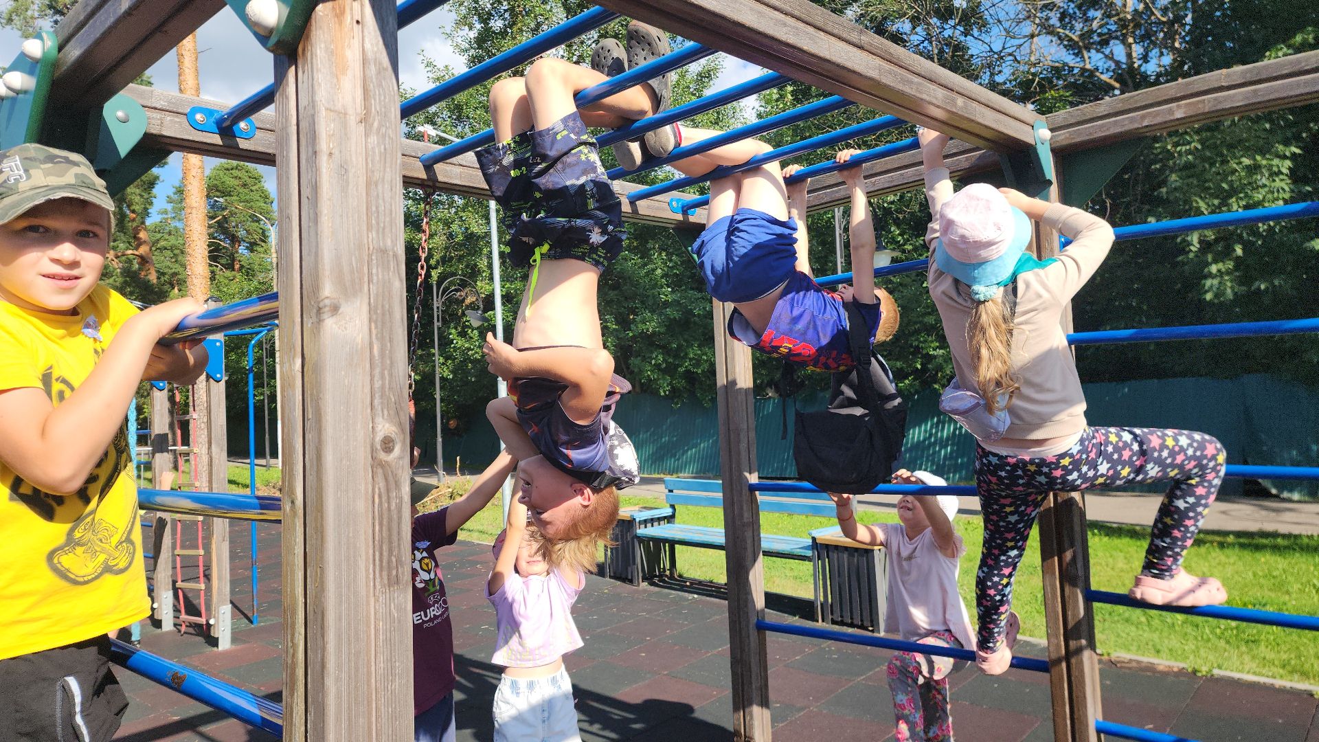 шатура, городской парк, спортивные игры, мой город,