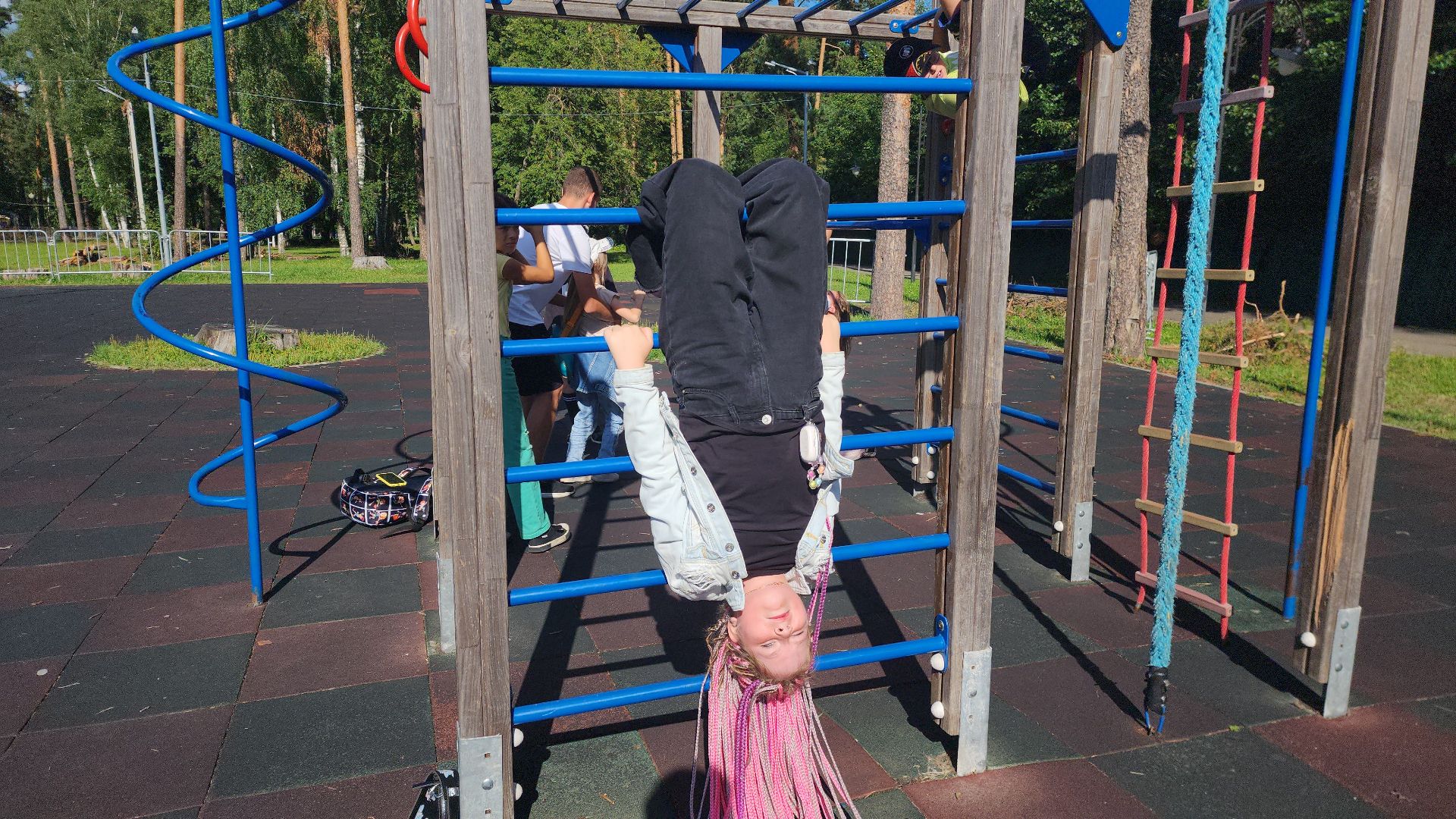 шатура, городской парк, спортивные игры, мой город,