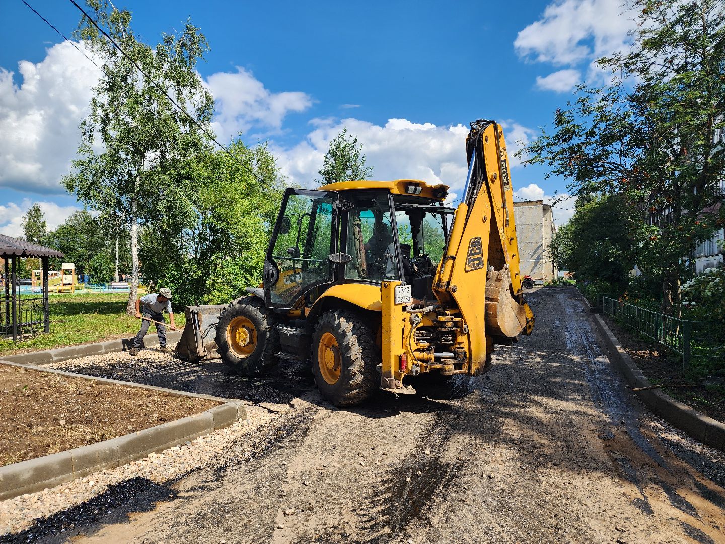 судниково, благоустройство, школьная, кбдт,