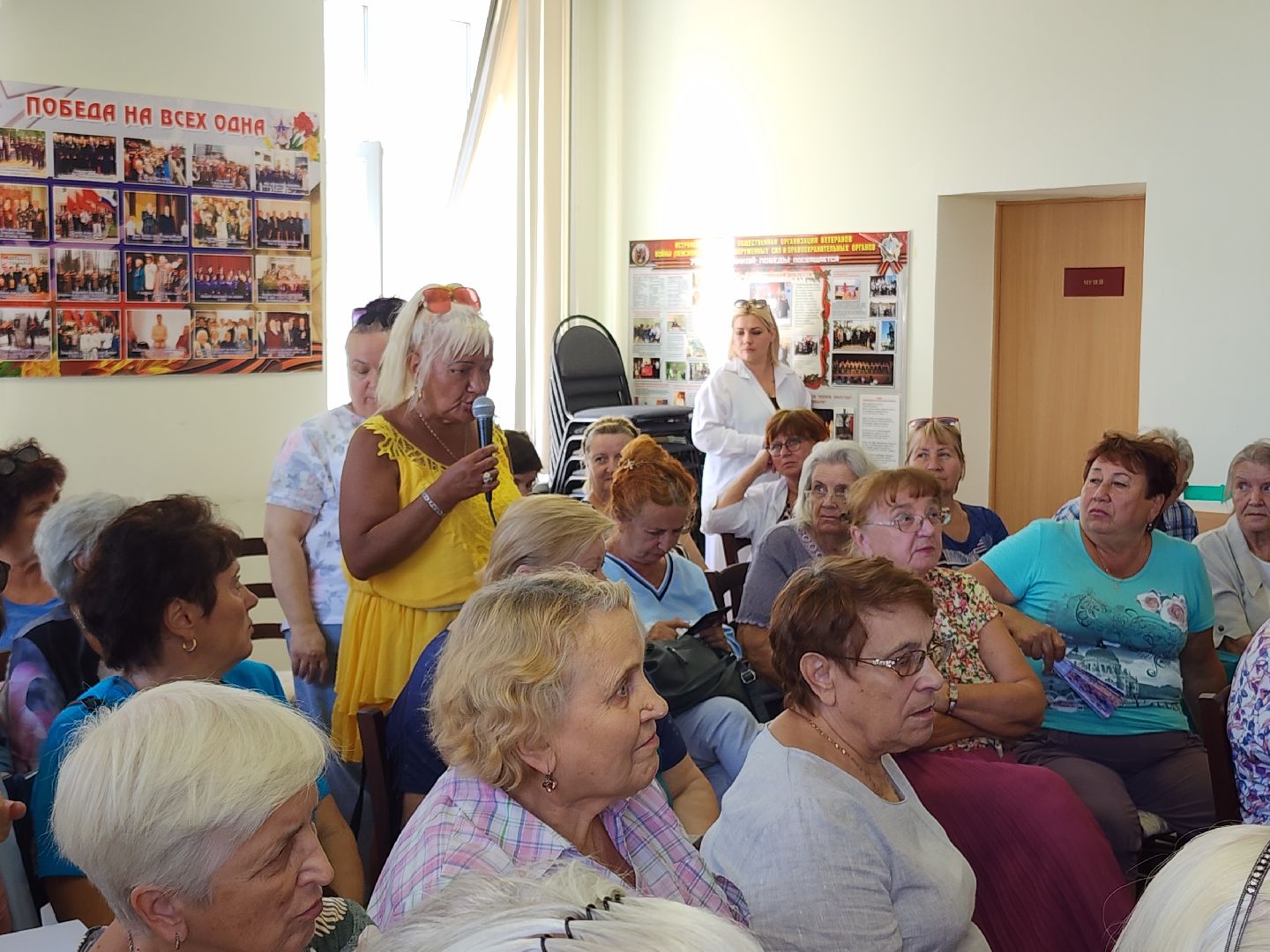 активное долголетие, встреча с населением, главный врач,