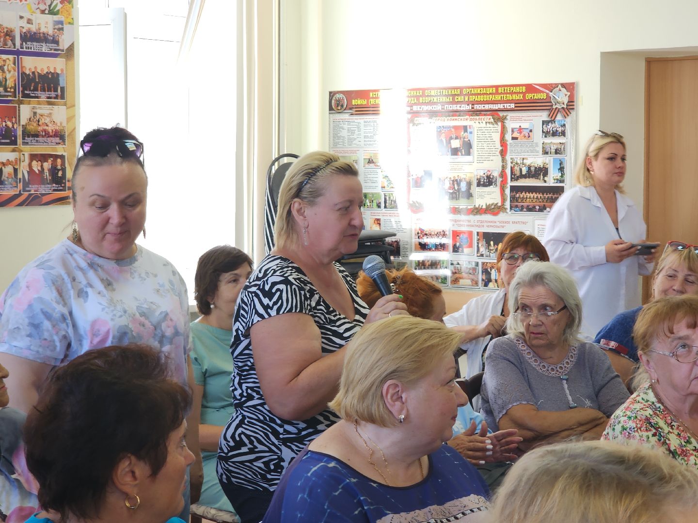 активное долголетие, встреча с населением, главный врач,