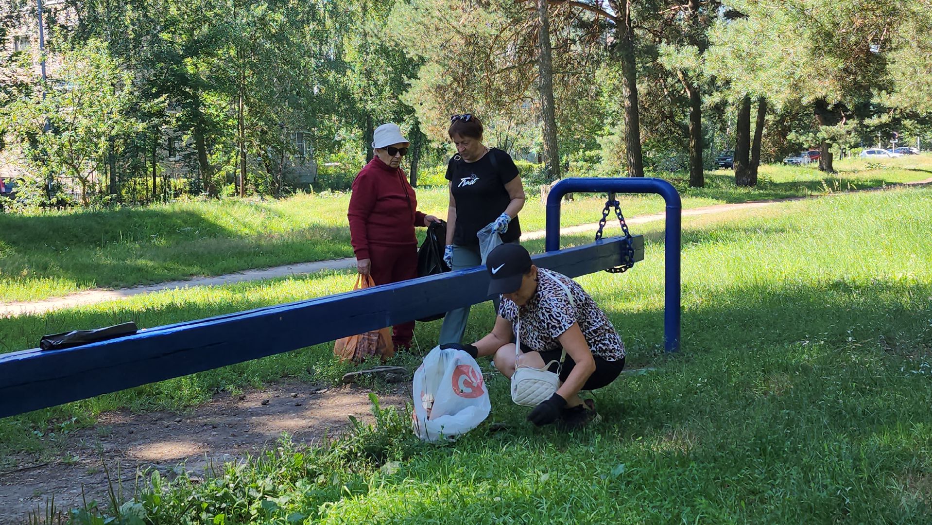экологическая акция, уборка леса, Активное долголетие, Старая Купавна, Богородский городской округ,