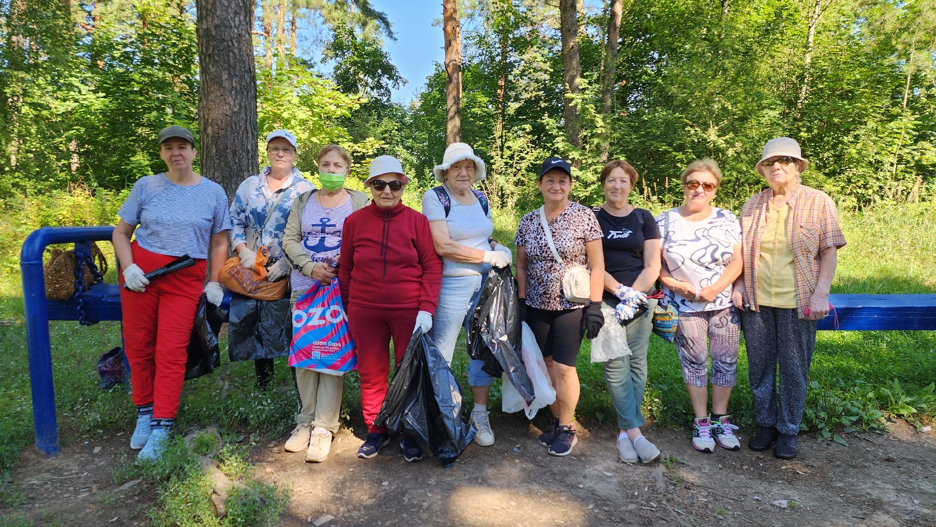 экологическая акция, уборка леса, Активное долголетие, Старая Купавна, Богородский городской округ,