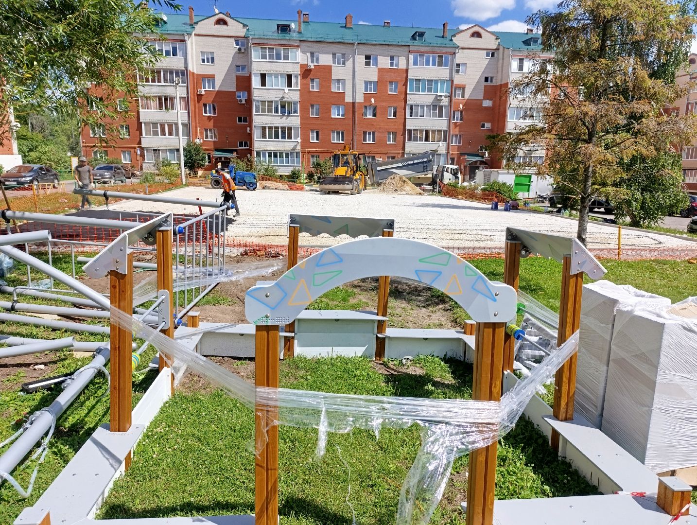 Бронницы, Новая детская площадка, Благоустройство, Детская площадка в Бронницах,