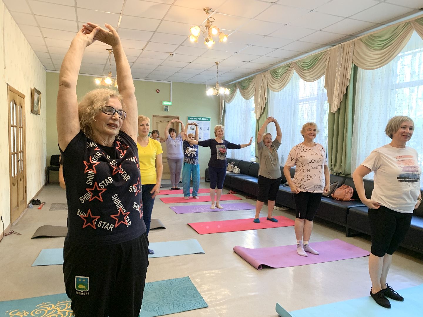 Балашиха, Подмосковье, активное долголетие, вихрь изящности,Художественная гимнастика для пенсионеров,