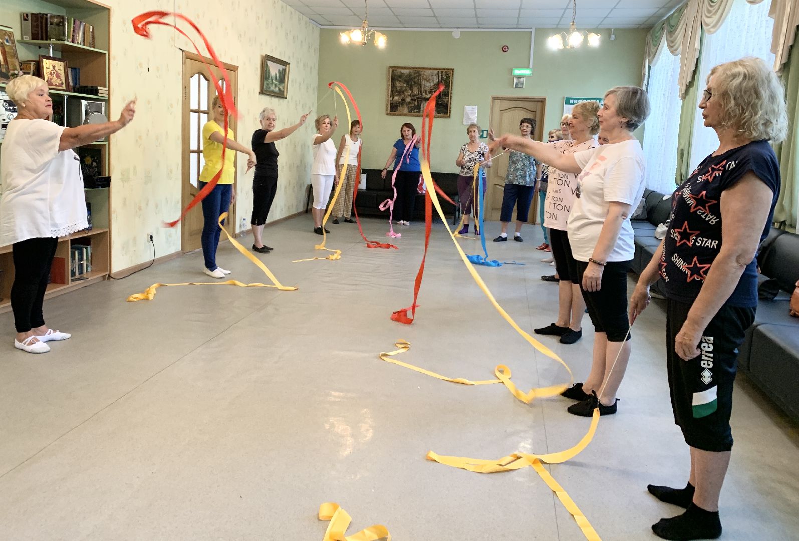 Балашиха, Подмосковье, активное долголетие, вихрь изящности,Художественная гимнастика для пенсионеров,