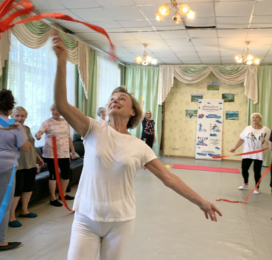 Балашиха, Подмосковье, активное долголетие, вихрь изящности,Художественная гимнастика для пенсионеров,