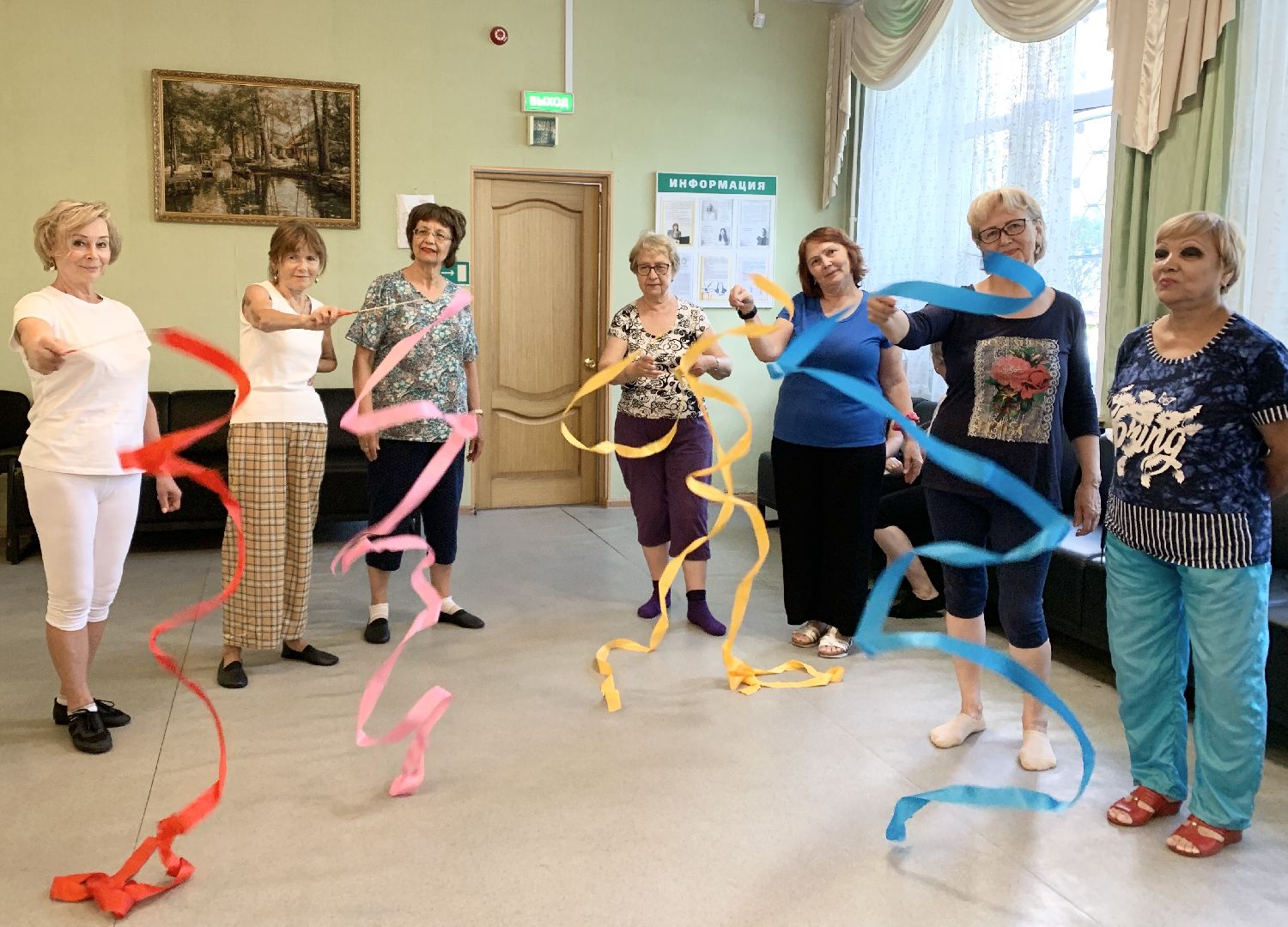 Балашиха, Подмосковье, активное долголетие, вихрь изящности,Художественная гимнастика для пенсионеров,