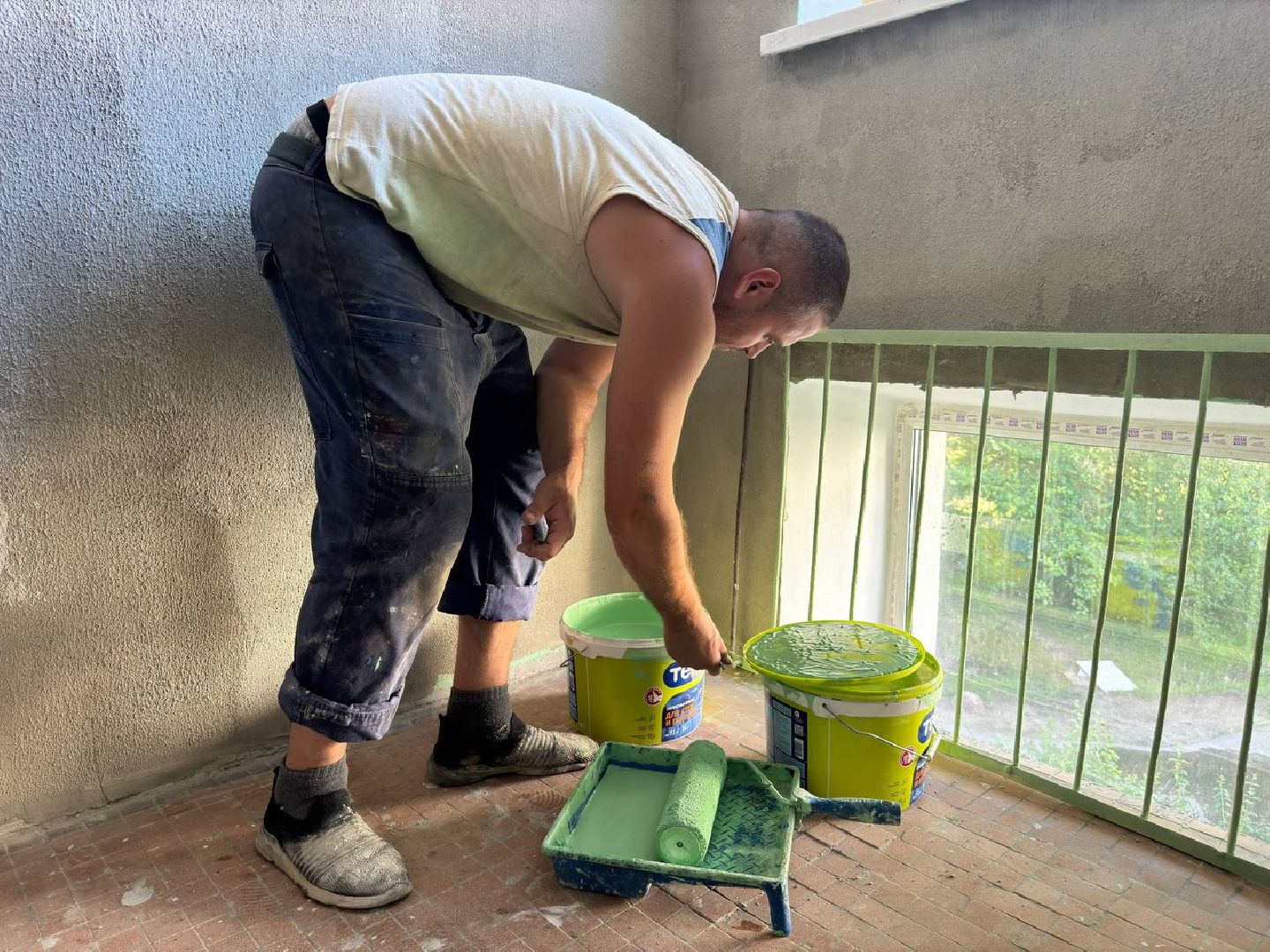 капитальный ремонт, покраска стен, городской округ восход, подьезды,