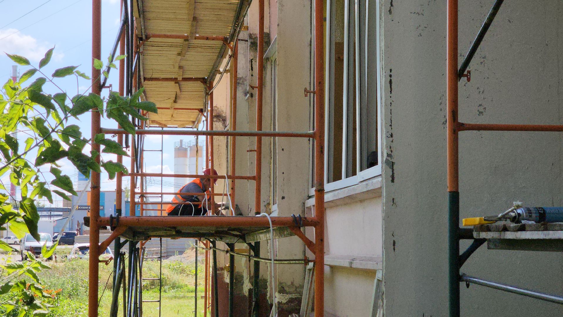 кашира, капитальный ремонт домов, мкд, ремонт кровли, ремонт фасада, межпанельные швы, отмостка, окна, входные группы, видеотрансляция,