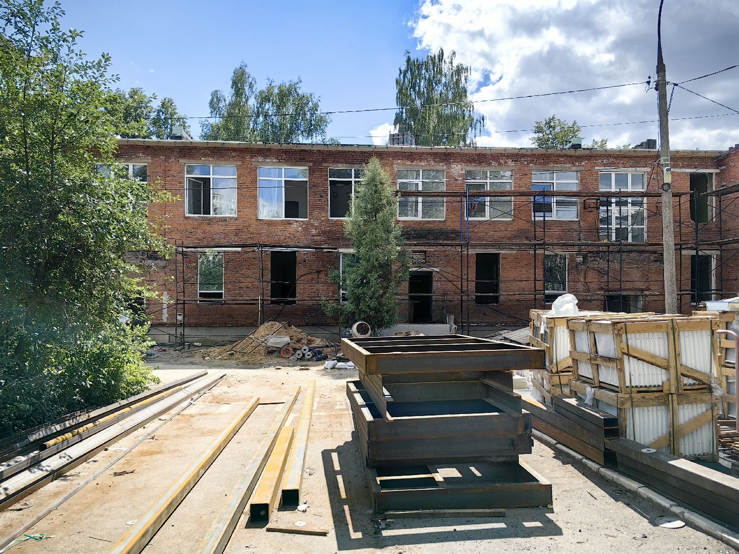 детский сад, капремонт, мебель, фасадные работы, инженерные сети, щёлково,