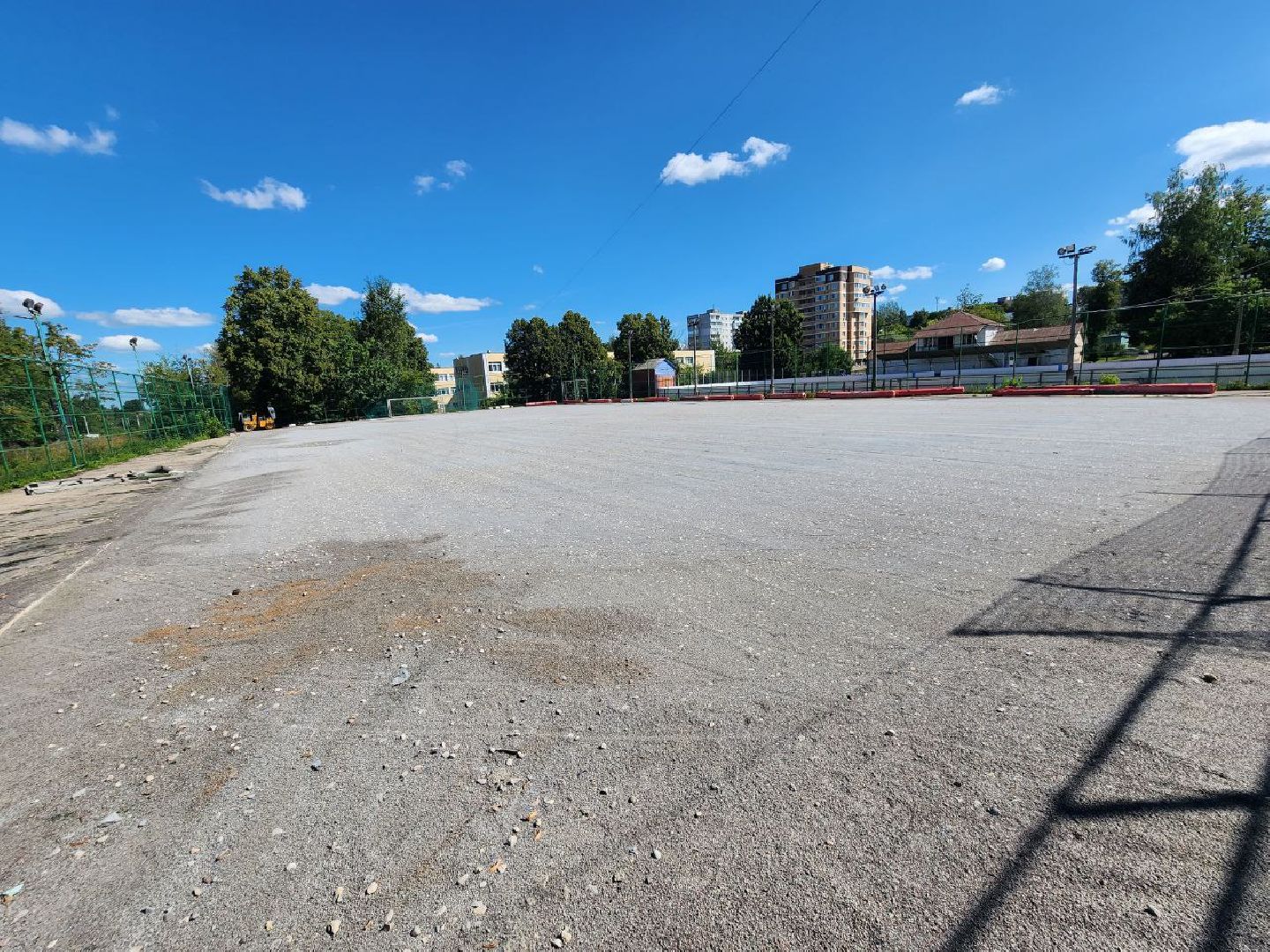 можайск, можайский городской округ, подмосковье, футбольное поле, ремонт футбольного поля, спорт, спорт норма жизни, футболисты, спортсмены,