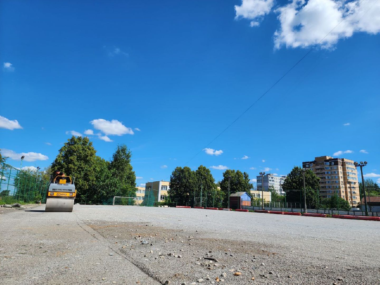 можайск, можайский городской округ, подмосковье, футбольное поле, ремонт футбольного поля, спорт, спорт норма жизни, футболисты, спортсмены,