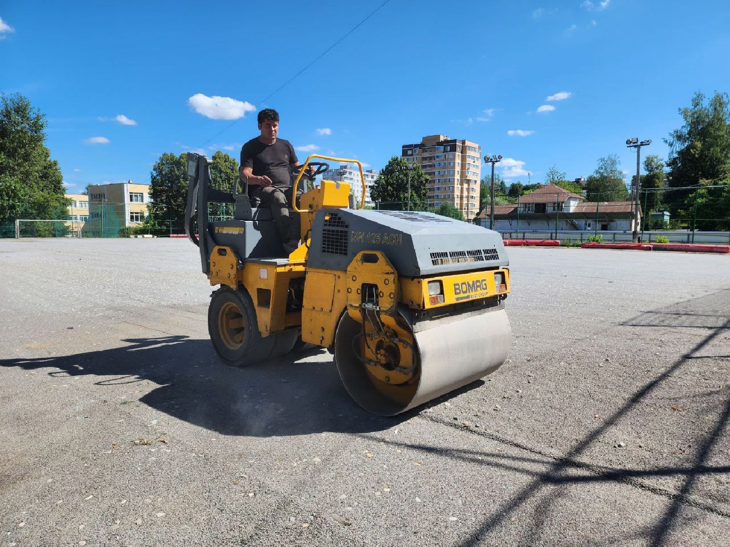 можайск, можайский городской округ, подмосковье, футбольное поле, ремонт футбольного поля, спорт, спорт норма жизни, футболисты, спортсмены,