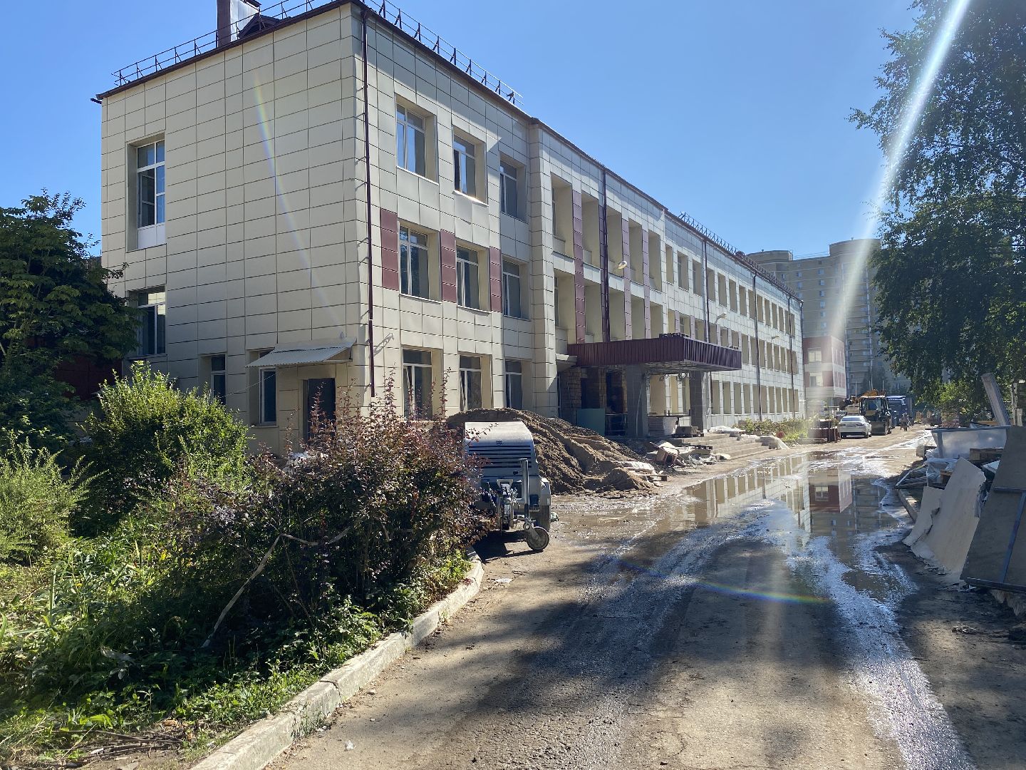 капитальный ремонт школы, капремонт Поповки, Попова во Власихе, Власиха школа Попова, капремонт школы Попова,