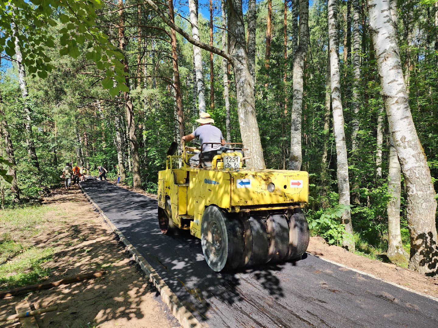 Дубна, Тротуар, Дороги, Асфальт, Ремонт,