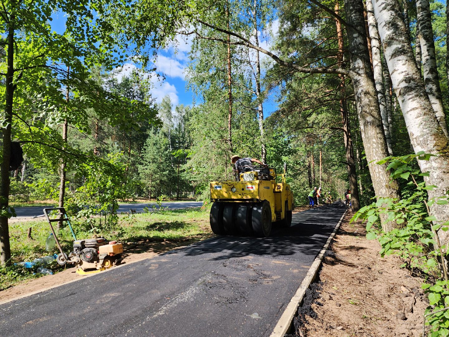 Дубна, Тротуар, Дороги, Асфальт, Ремонт,