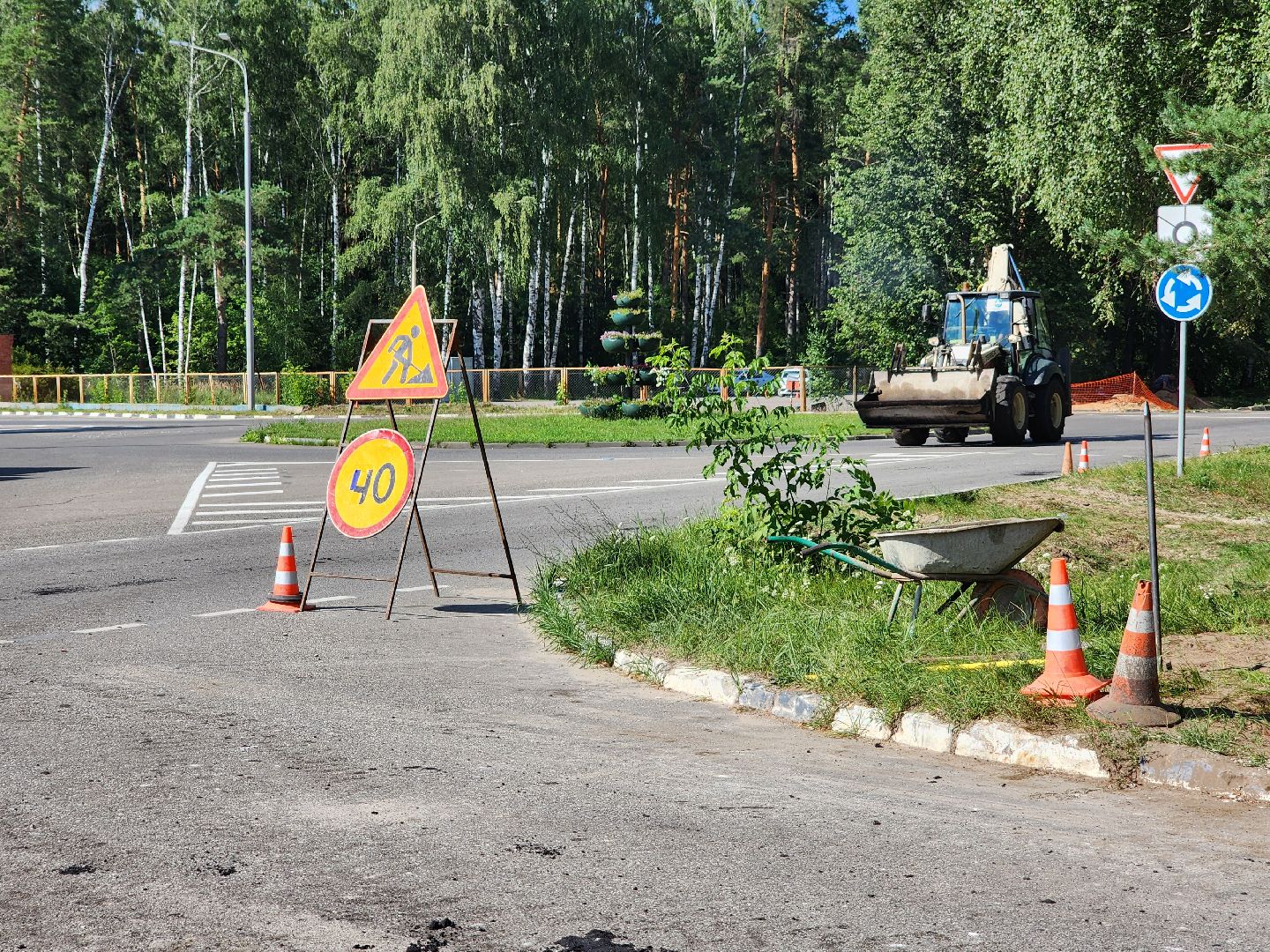 Дубна, Тротуар, Дороги, Асфальт, Ремонт,