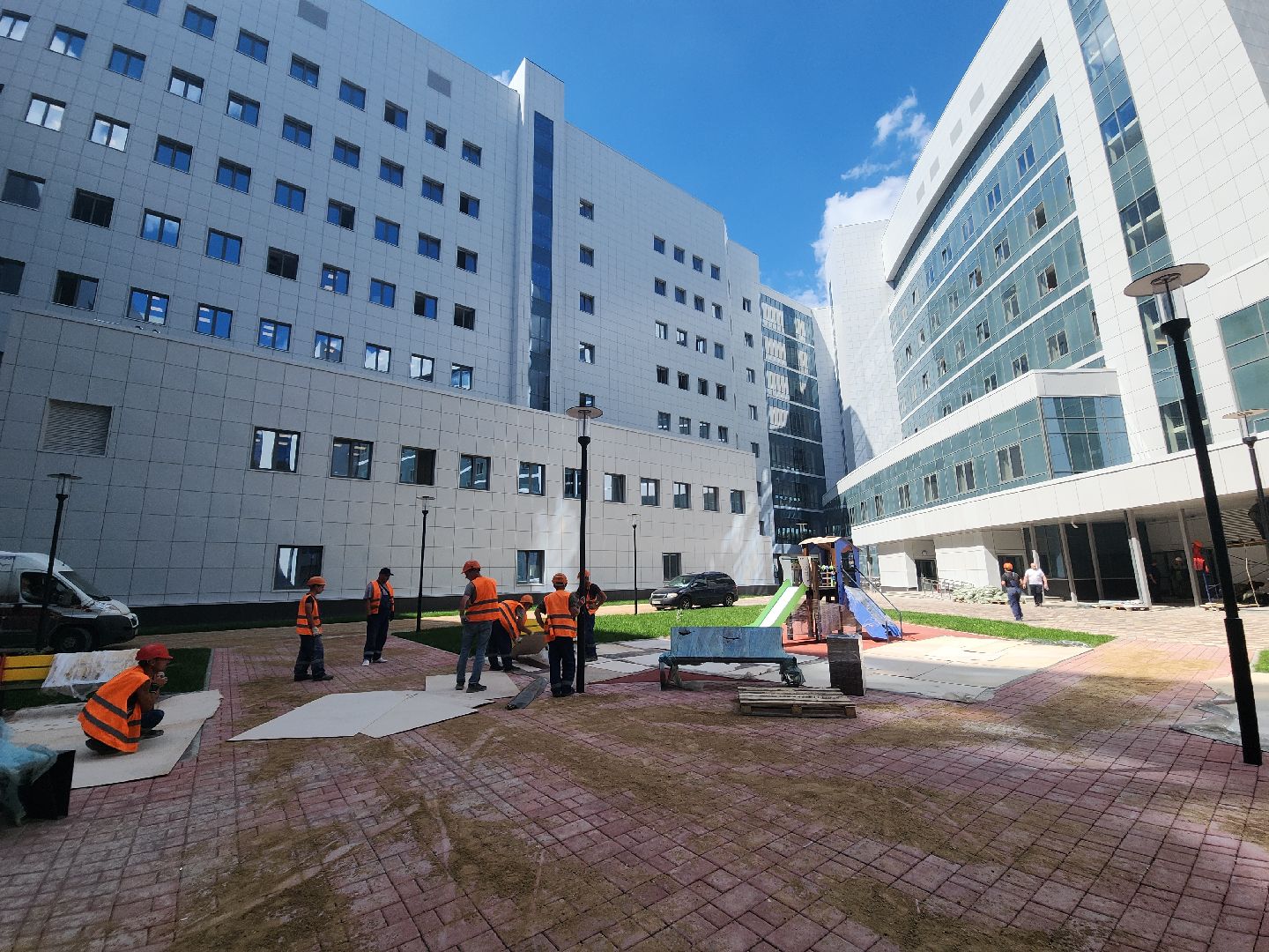 красногорск, детский клинический центр, стройка, медицина,