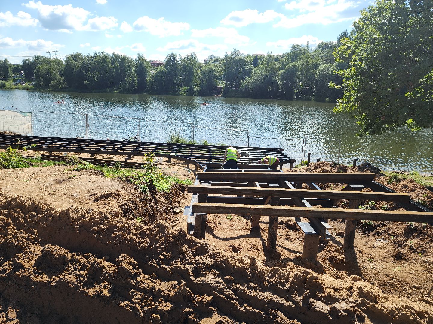 красногорск, благоустройство, плотина, пляж, хайкин, изумрудные холмы, лесопарк,