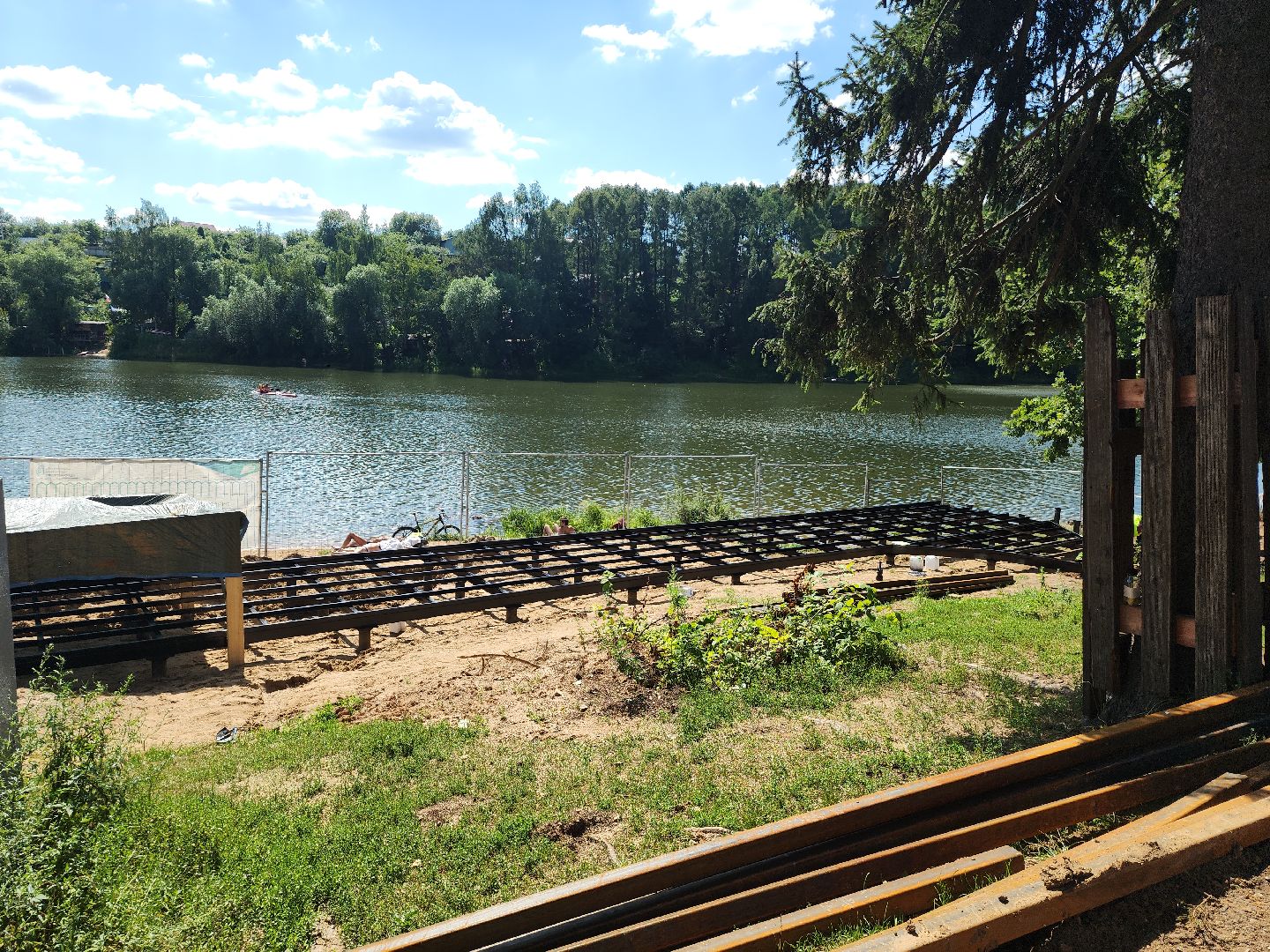 красногорск, благоустройство, плотина, пляж, хайкин, изумрудные холмы, лесопарк,