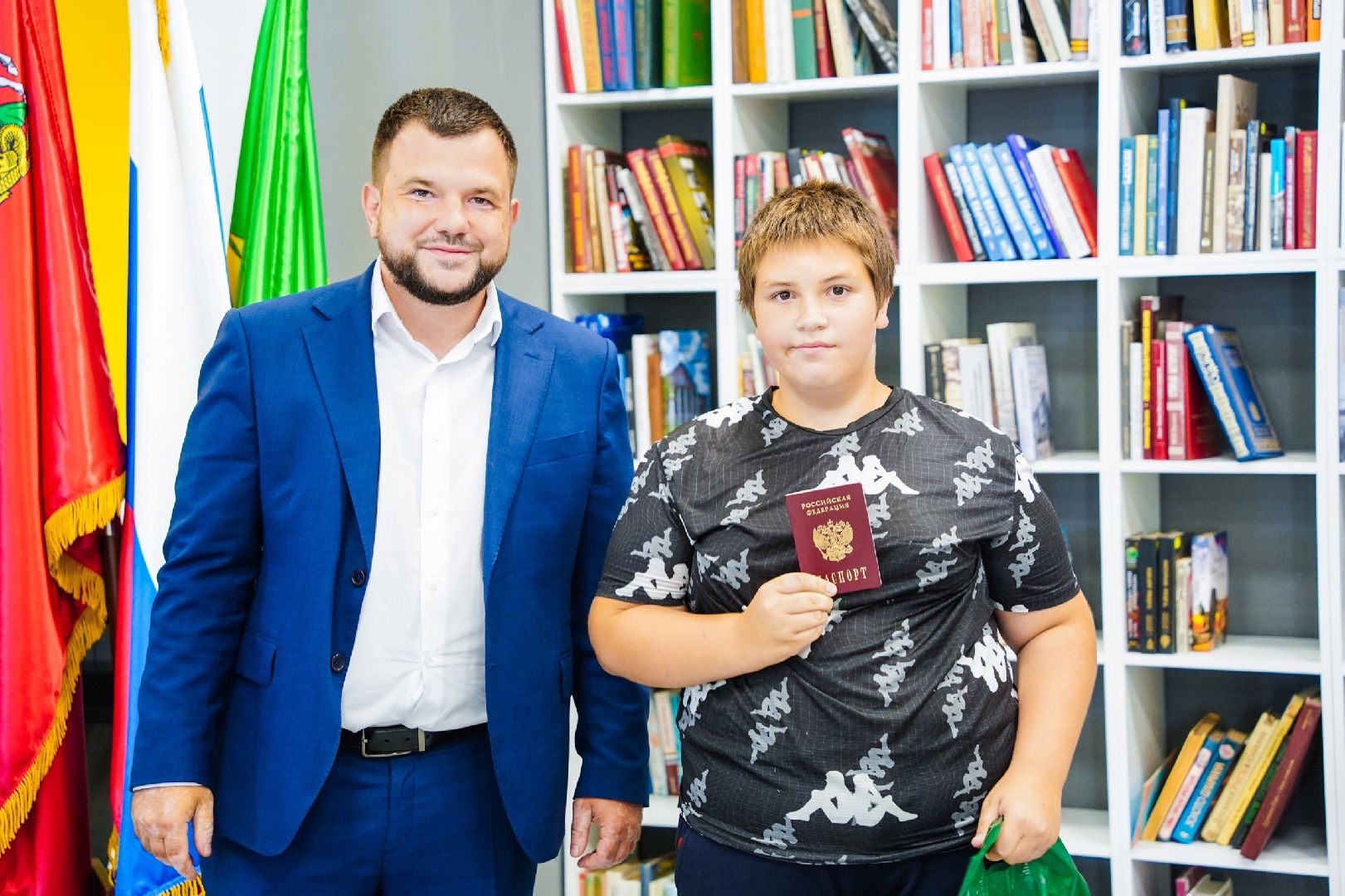 вручение паспортов, главный документ, Шатура, паспорт гражданина рф,