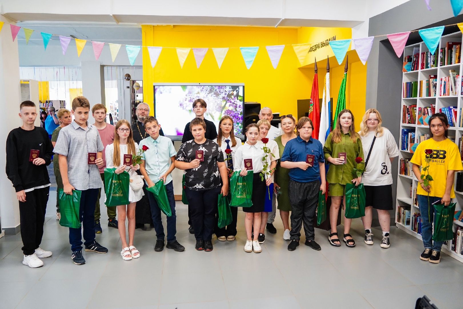 вручение паспортов, главный документ, Шатура, паспорт гражданина рф,