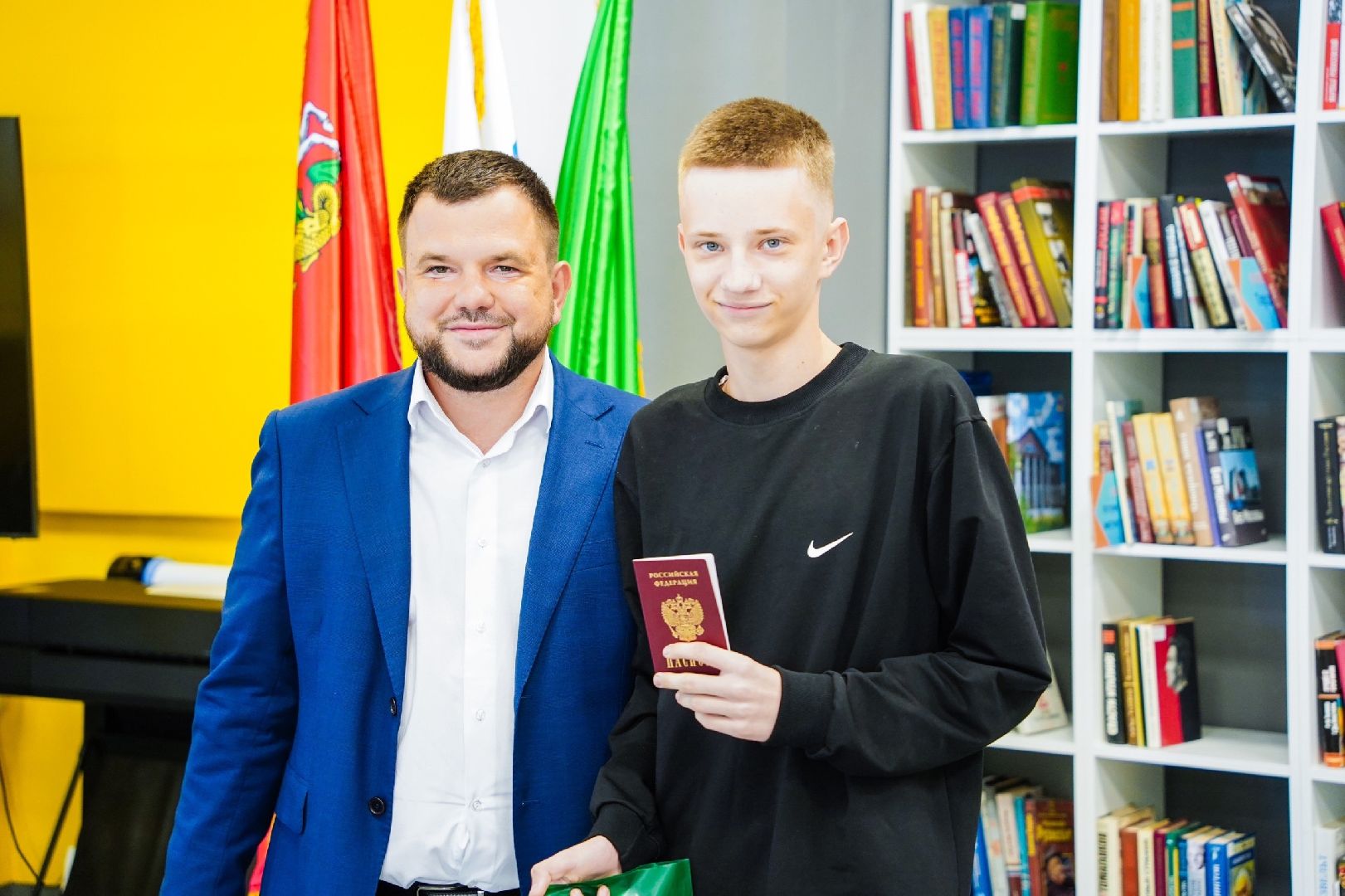 вручение паспортов, главный документ, Шатура, паспорт гражданина рф,