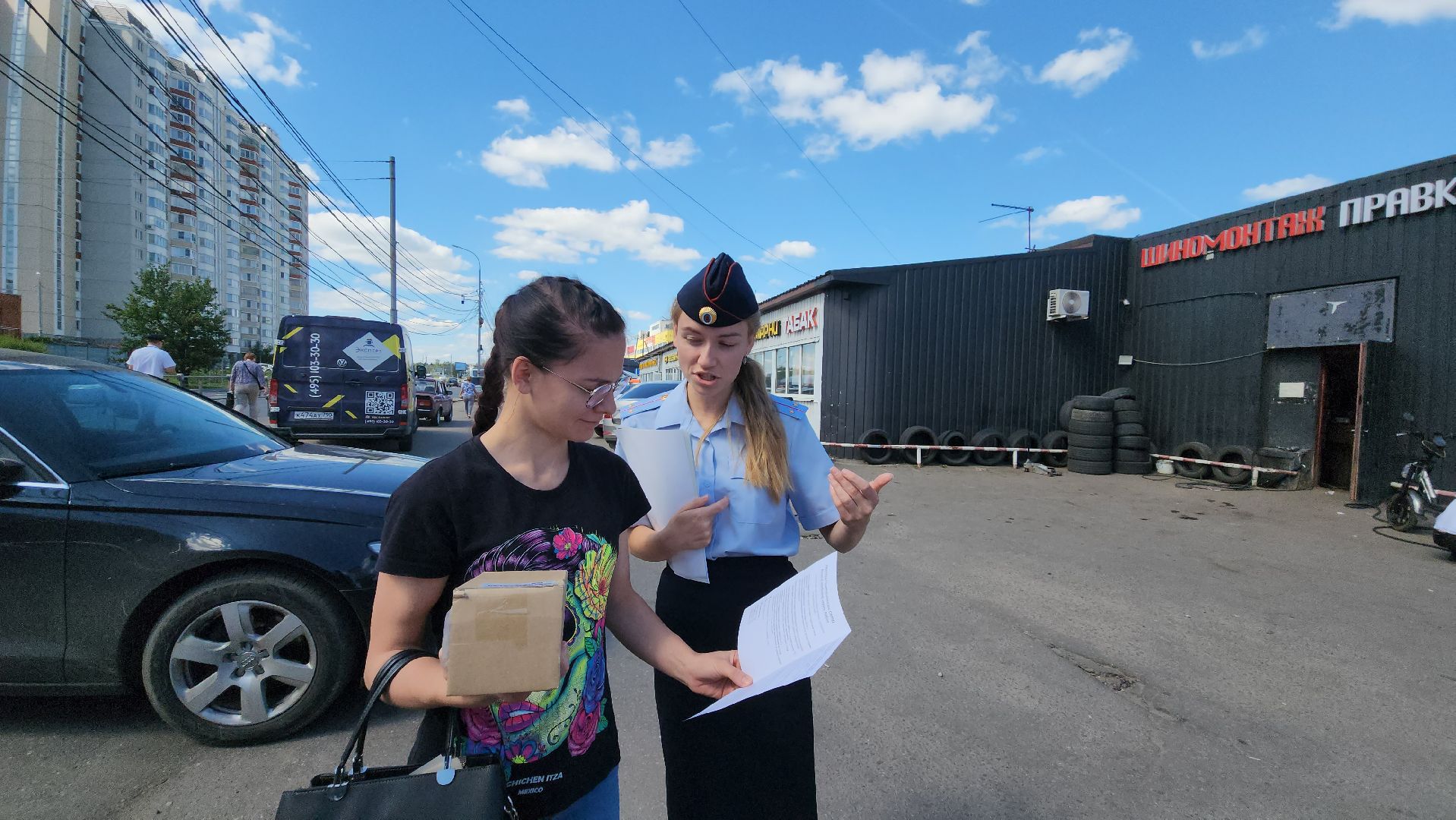 госавтоинспекторы, госавтоинспекция, Лобня,