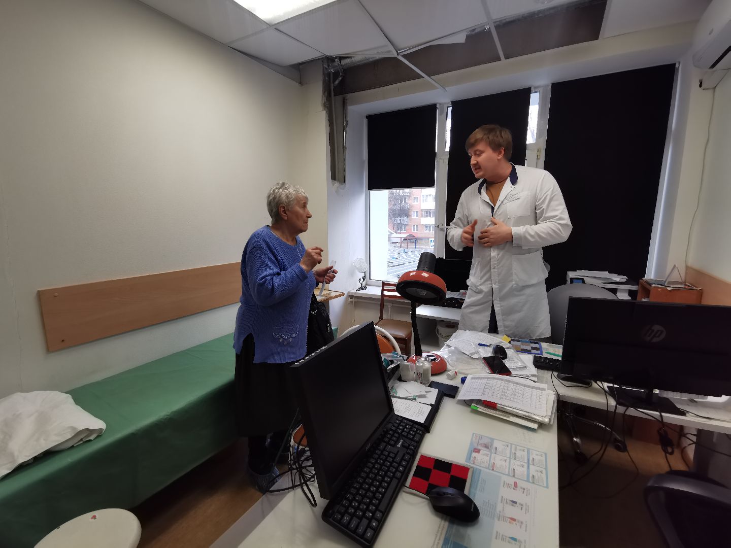 Подольск, беженцы, врач