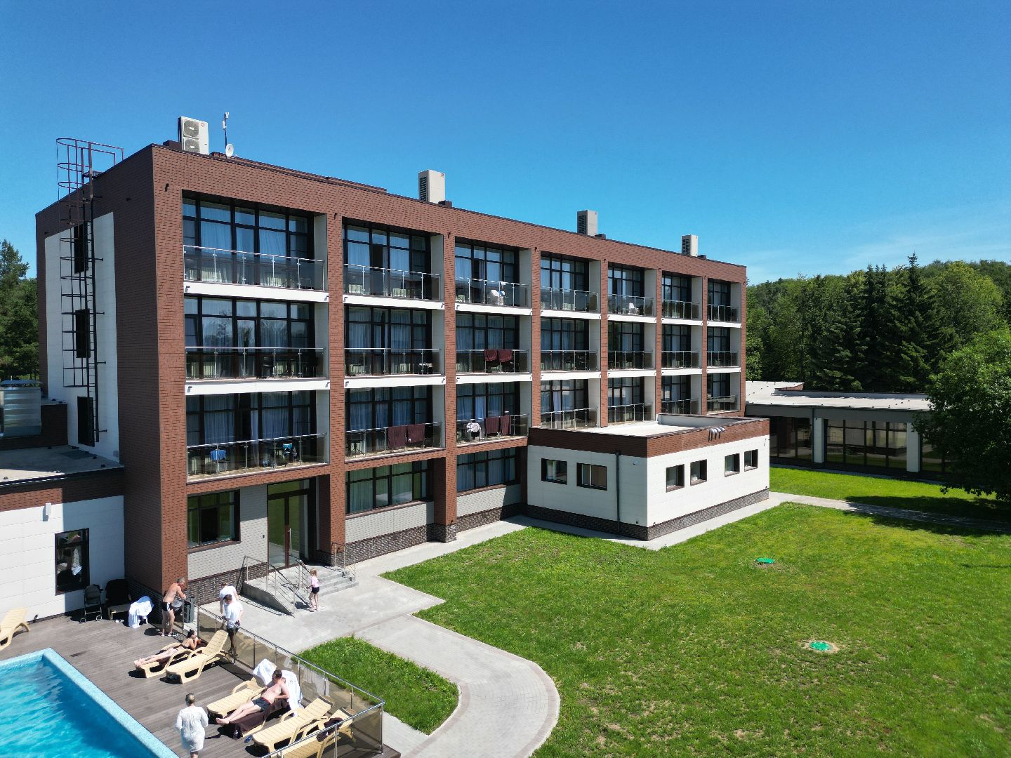 воскресенск, отель, благоустройство, видео с коптера,