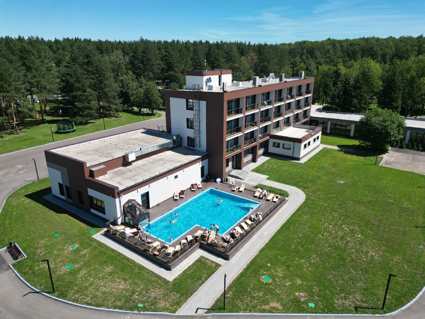 воскресенск, отель, благоустройство, видео с коптера,