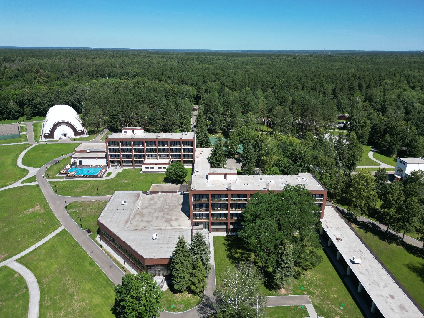 воскресенск, отель, благоустройство, видео с коптера,