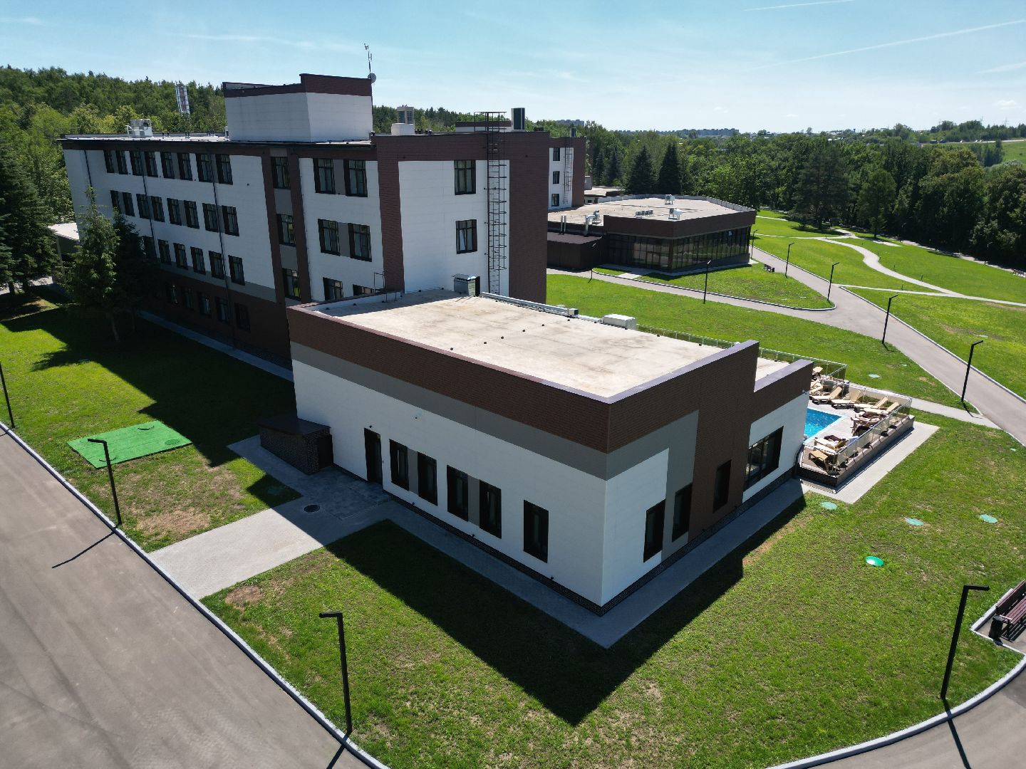 воскресенск, отель, благоустройство, видео с коптера,