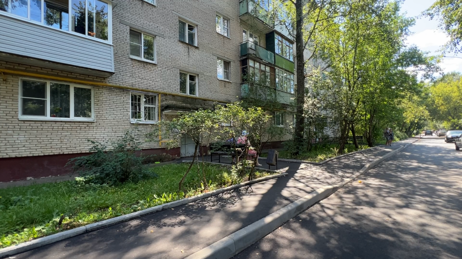 химки, выездная администрация, замена асфальта, замена асфальта во дворе, благоустройство,