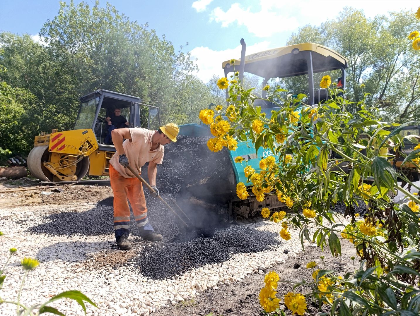 Бронницы, Ремонт дороги, Асфальтирование улицы, Бронницкий ДорСервис, Новый асфальт на улице 8 марта,