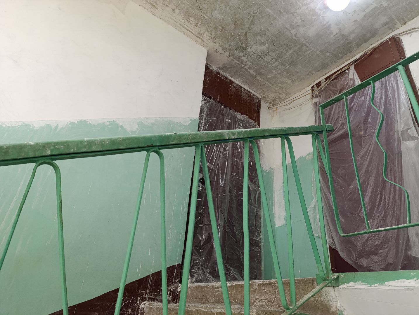 Бронницы, косметический ремонт подъездов, Благоустройство, Ремонт подъездов на Советской,