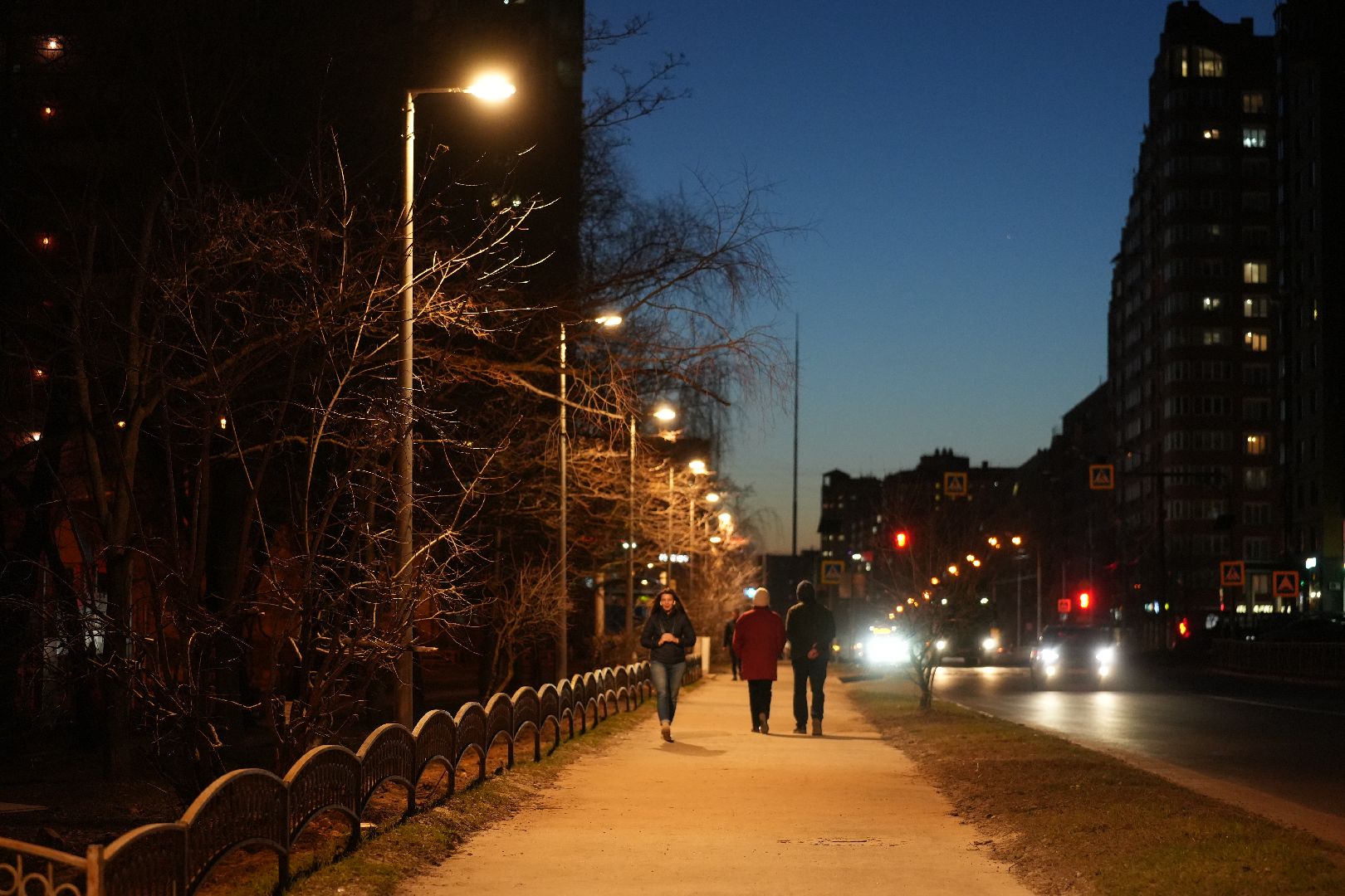 благоустройство, перемены, освещение, городские улицы