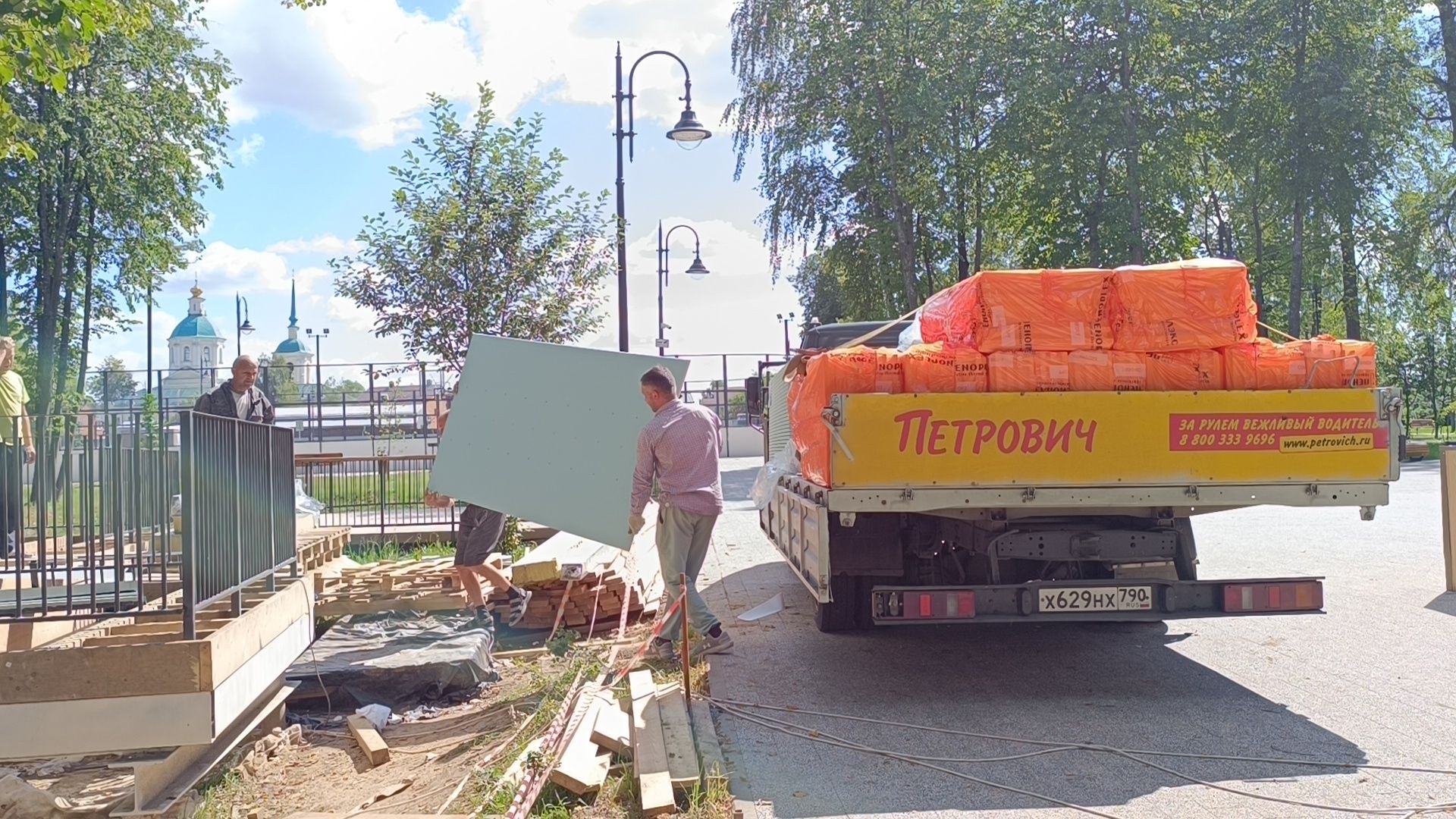 парк, строительство, лобня, киово, собчак,