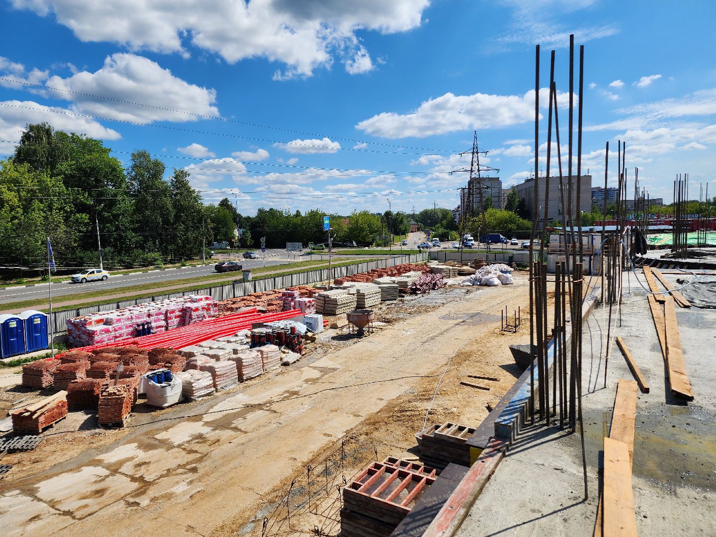 Чехов, улица Мира, детская поликлиника, строительство, строительная готовность объекта, нацпроект Здравоохранение, губернатор Московской области, строительство объектов социальной инфраструктуры,