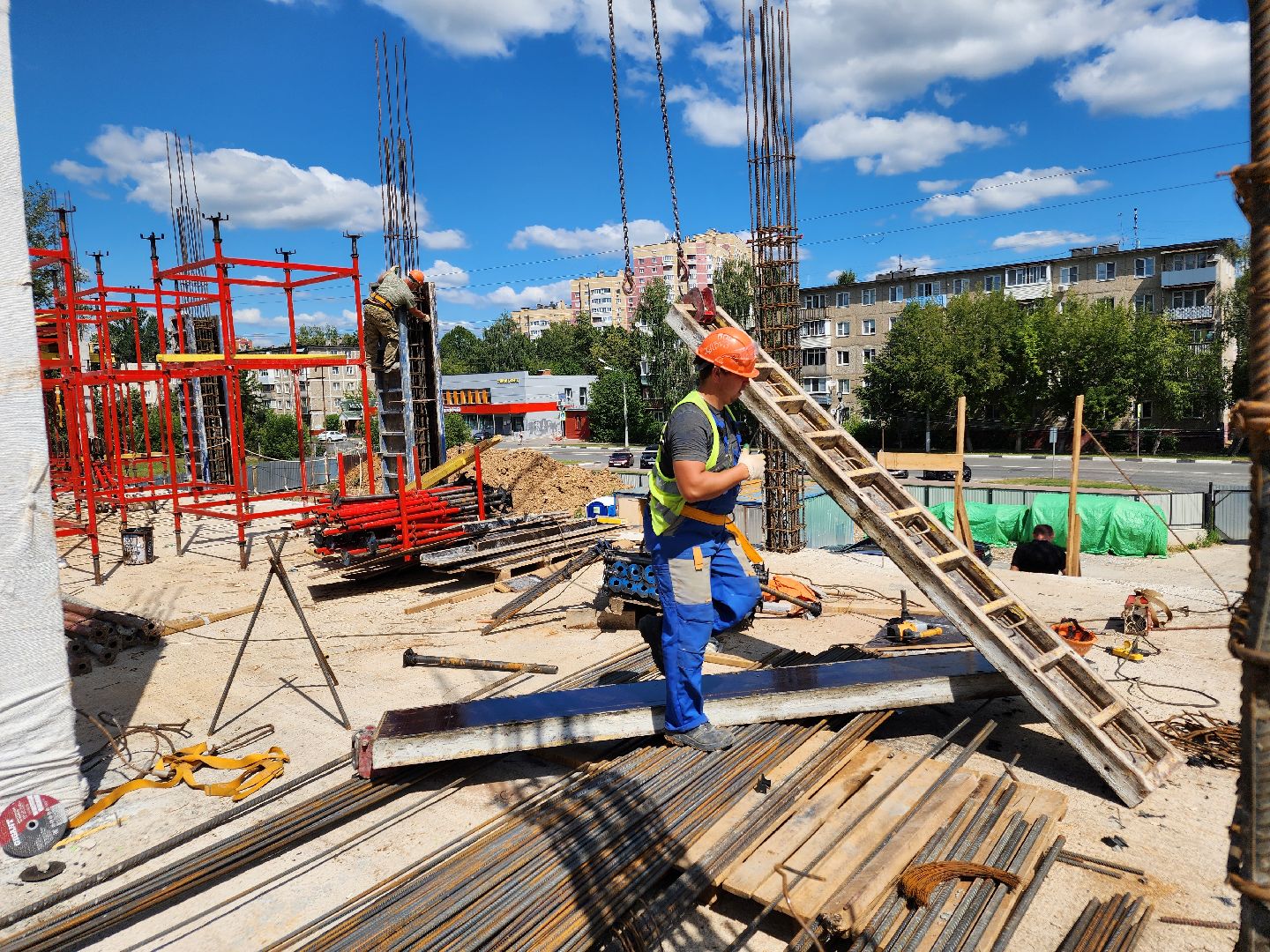 Чехов, улица Мира, детская поликлиника, строительство, строительная готовность объекта, нацпроект Здравоохранение, губернатор Московской области, строительство объектов социальной инфраструктуры,