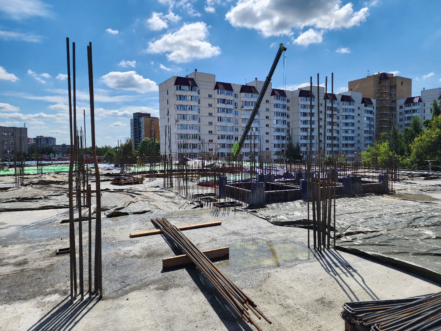 Чехов, улица Мира, детская поликлиника, строительство, строительная готовность объекта, нацпроект Здравоохранение, губернатор Московской области, строительство объектов социальной инфраструктуры,