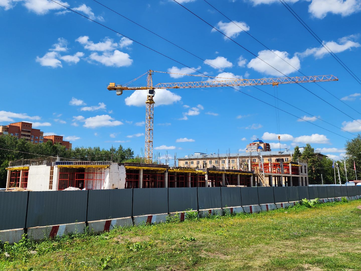 Чехов, улица Мира, детская поликлиника, строительство, строительная готовность объекта, нацпроект Здравоохранение, губернатор Московской области, строительство объектов социальной инфраструктуры,