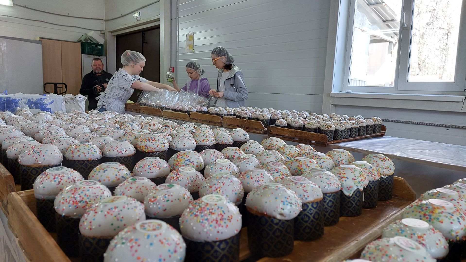 пасха, куличи, серпухов, храм, христианство, пекарня