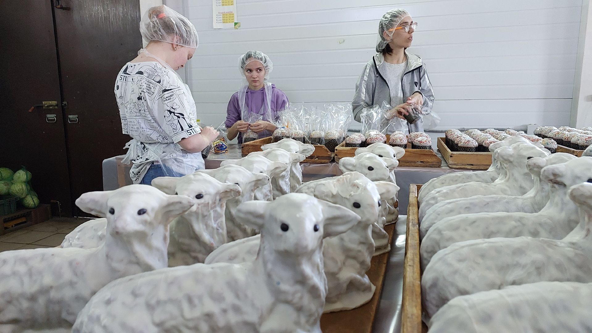 пасха, куличи, серпухов, храм, христианство, пекарня