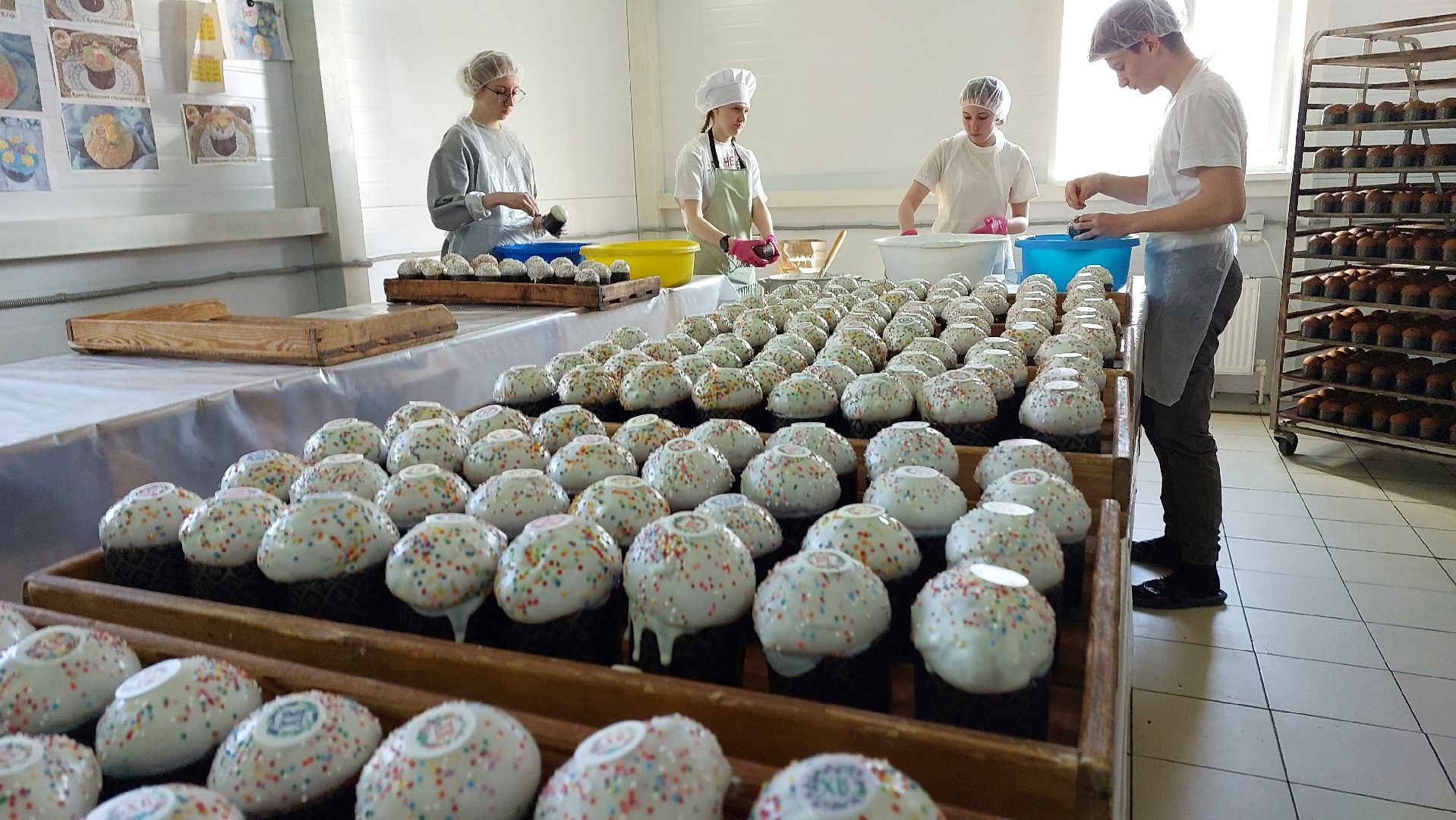 пасха, куличи, серпухов, храм, христианство, пекарня