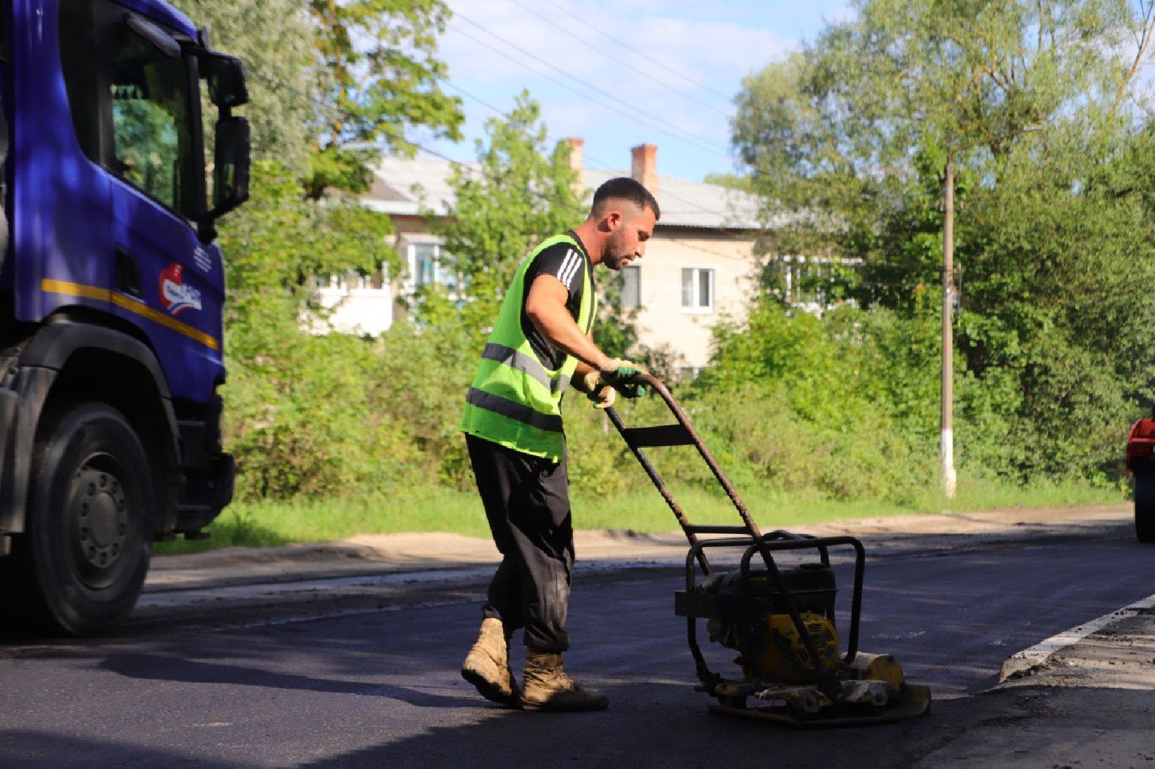 воскресенск, ремонт дорог, дороги,