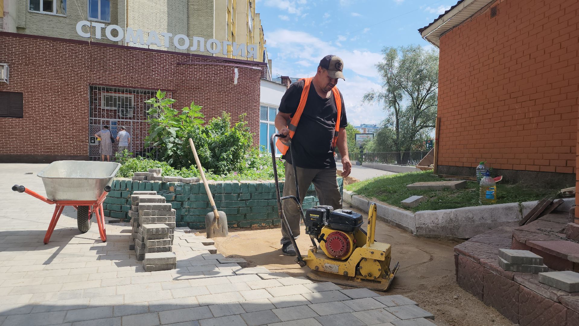 красногорск, плитка, блгоустройство,