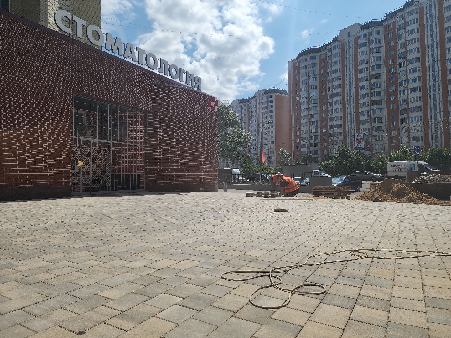 красногорск, плитка, блгоустройство,