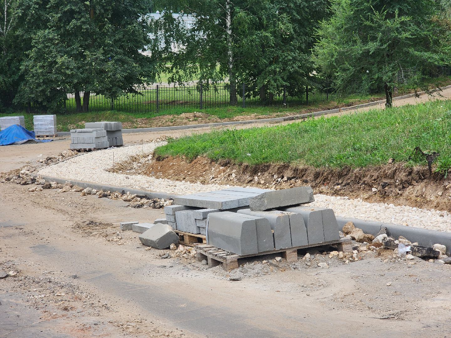 Коломна, дорожный ремонт, тротуары,